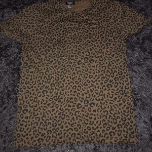 Leopard forever 21 shirt